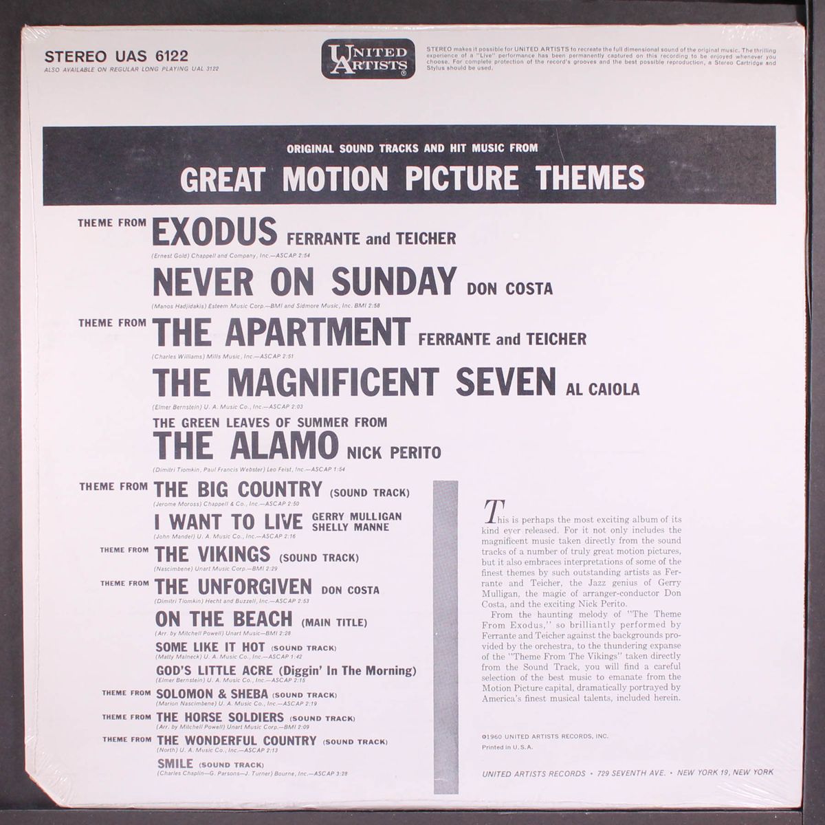 great motion picture themes by VARIOUS