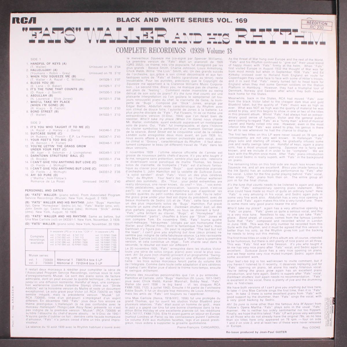 1939, vol. 18 by FATS WALLER