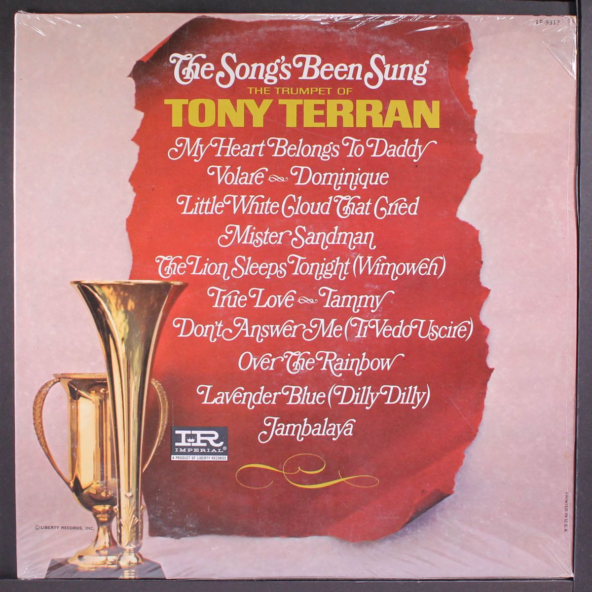 the songs been sung by TONY TERRAN