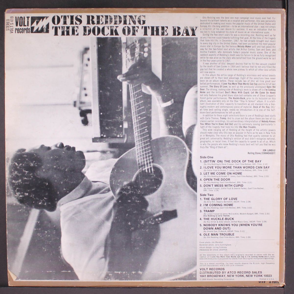 the dock of the bay by OTIS REDDING