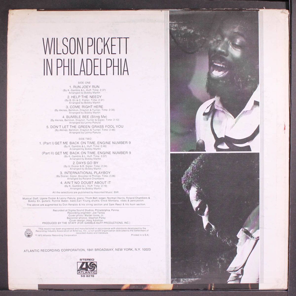 in philadelphia by WILSON PICKETT