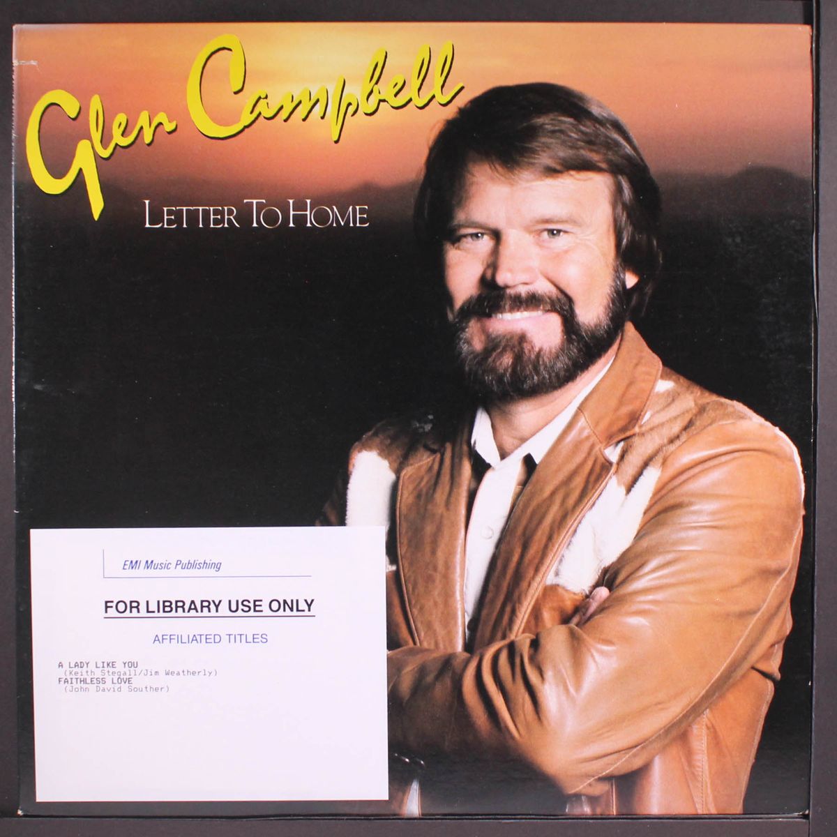 letter to home by GLEN CAMPBELL