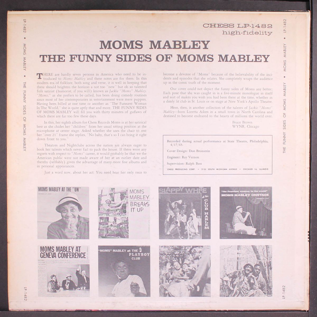 the funny sides of by MOMS MABLEY