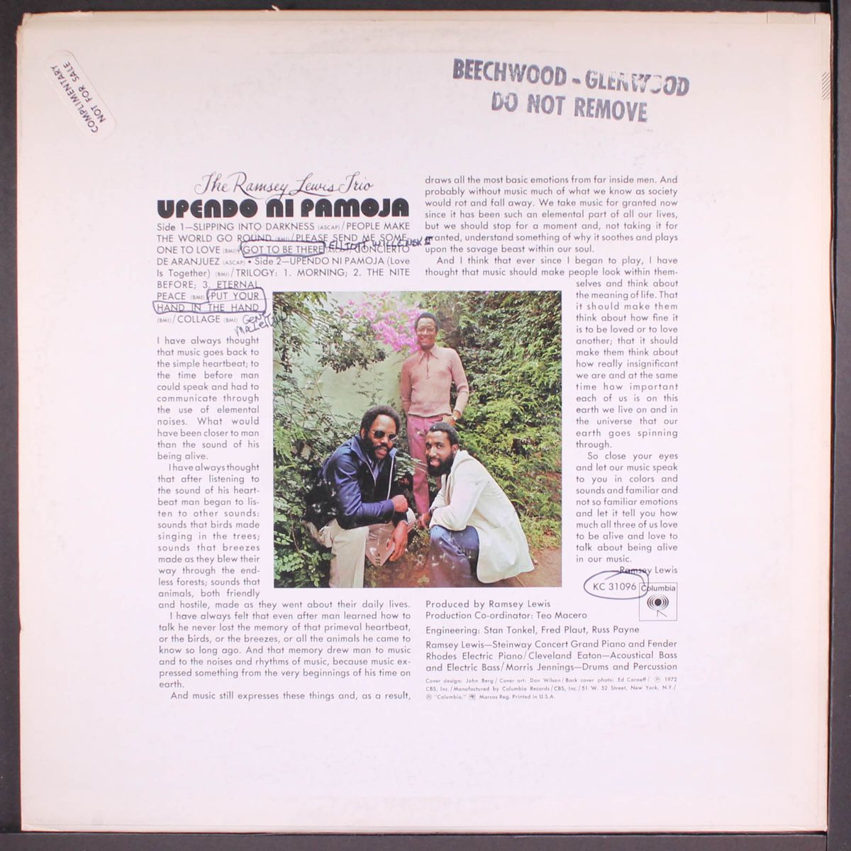 upendo ni pamoja by RAMSEY LEWIS