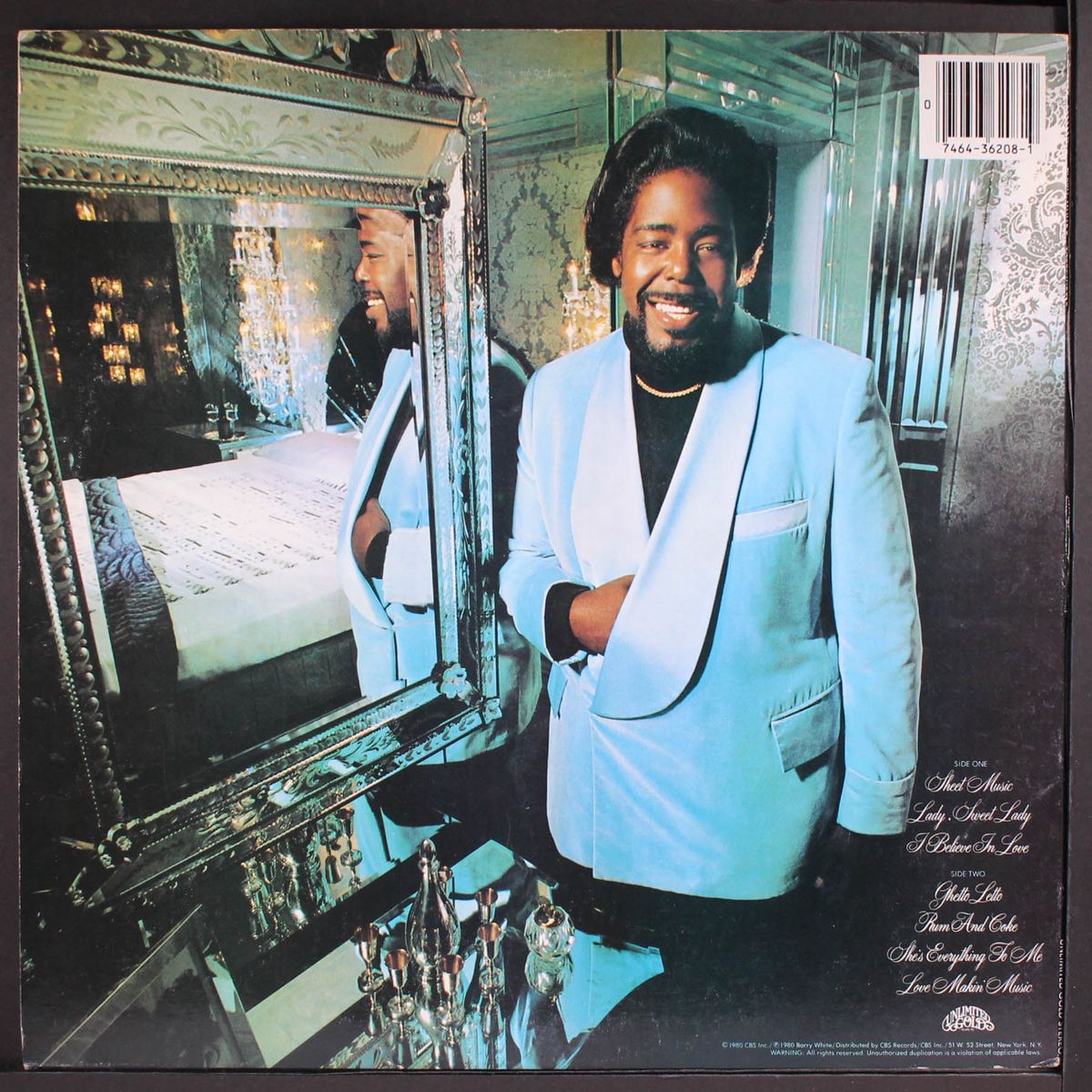 sheet music by BARRY WHITE