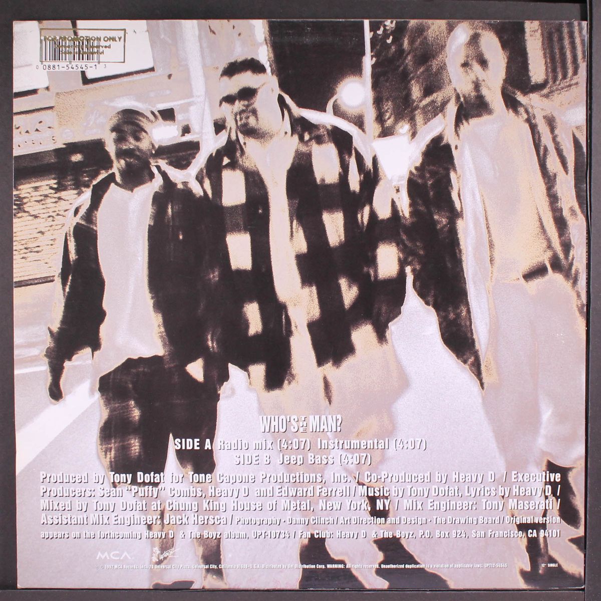 who's the man / instrumental by HEAVY D & THE BOYZ