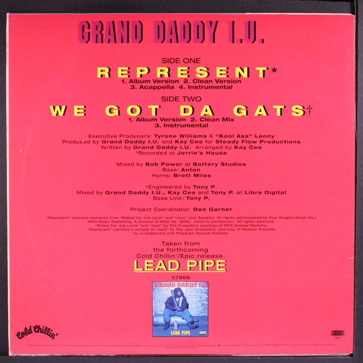 represent / we got da gats by GRAND DADDY I.U.
