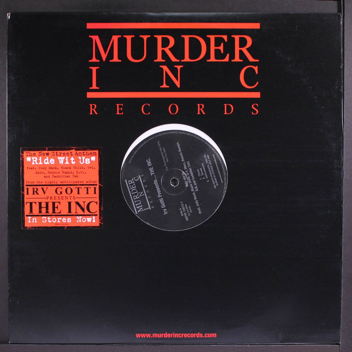 ride wit us / hearse, 2 suburbans by IRV GOTTI PRESENTS...THE INC