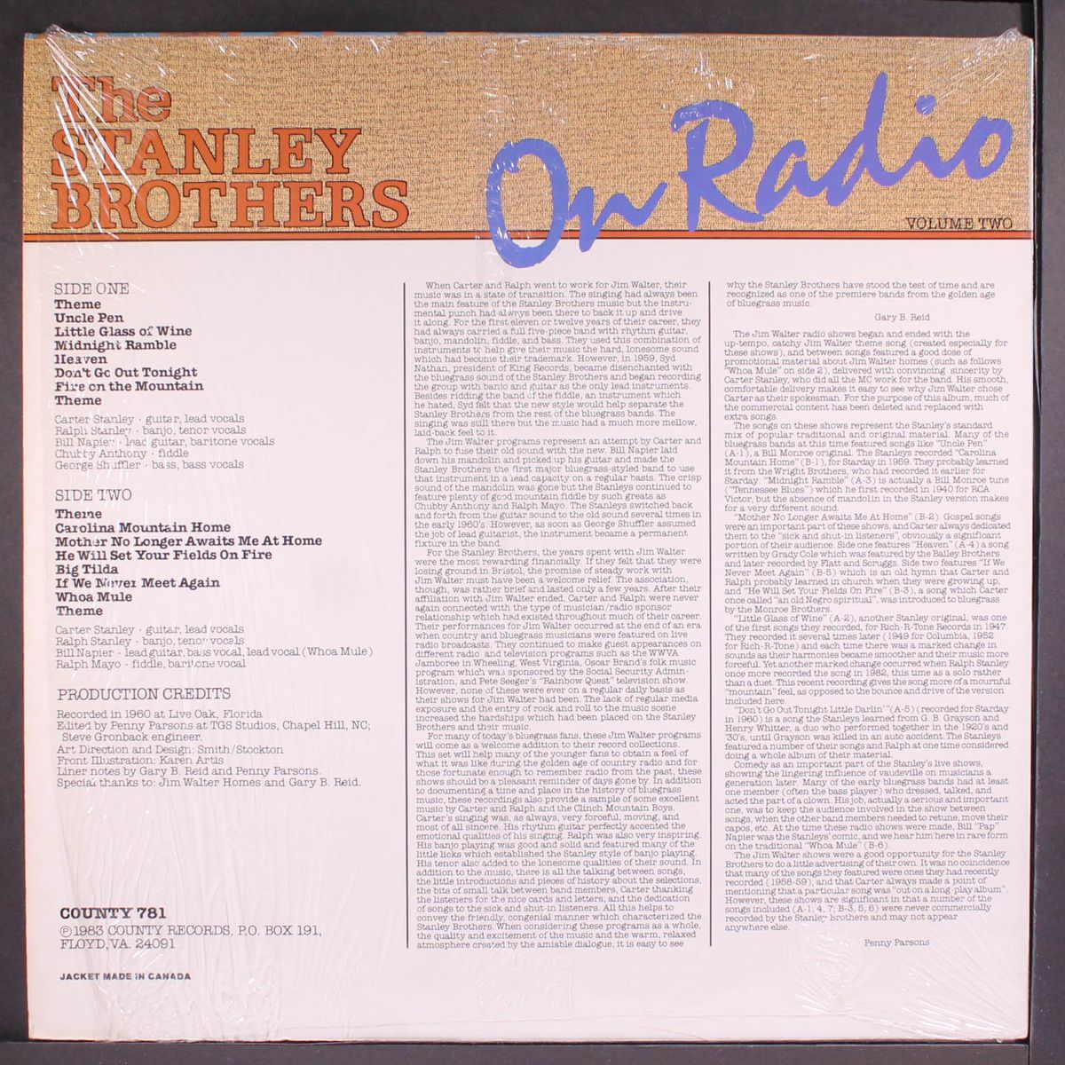 on radio, vol. 2 by STANLEY BROTHERS