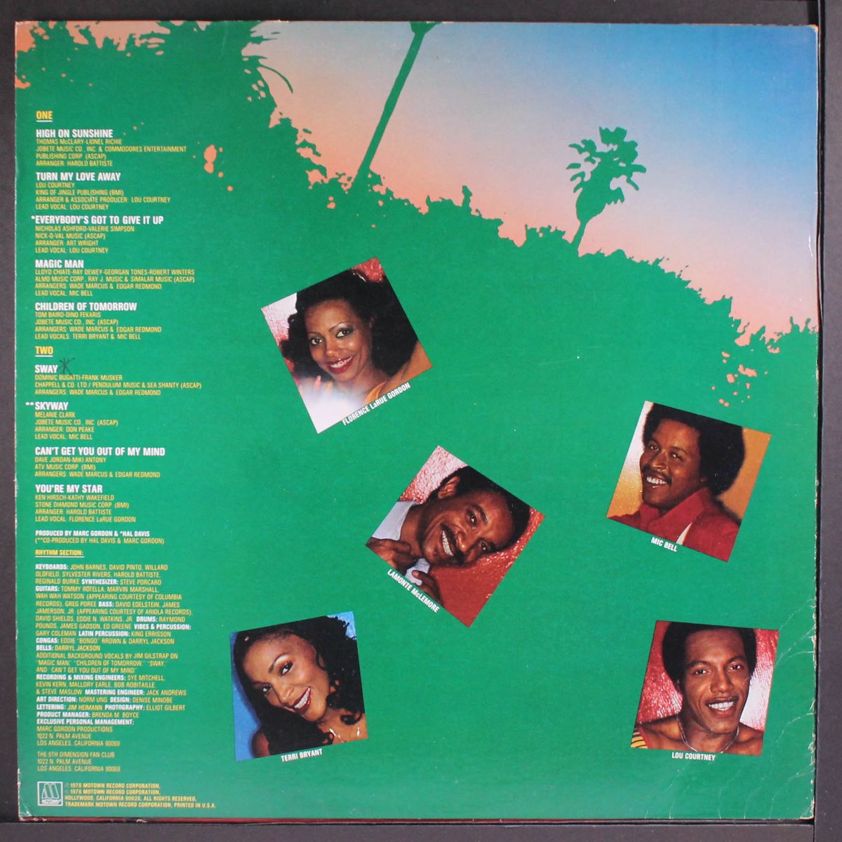 high on sunshine by 5TH DIMENSION