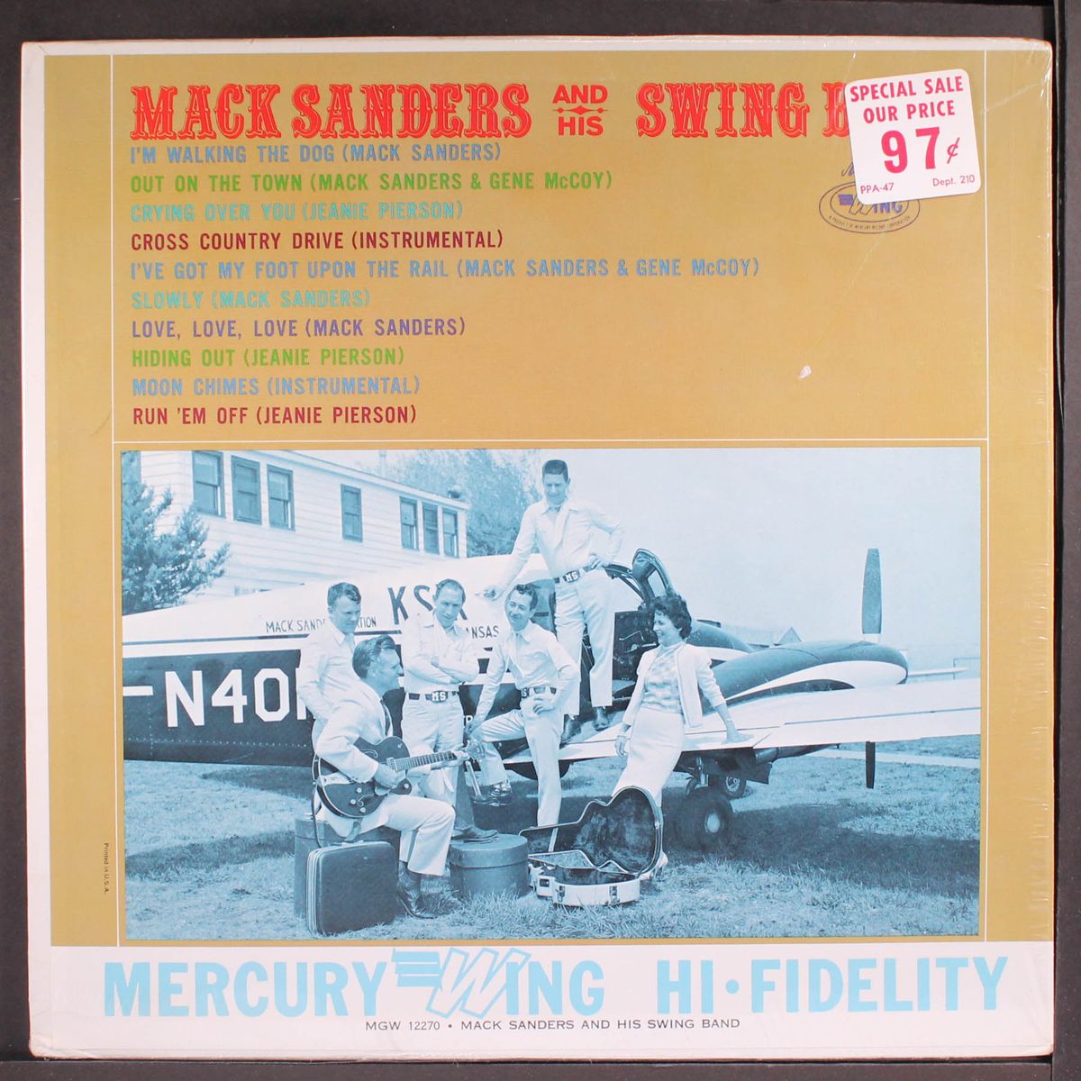 and his swing band by MACK SANDERS