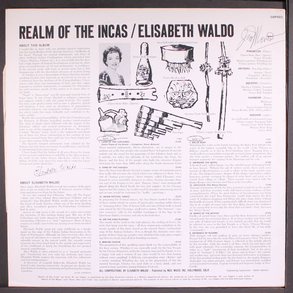 realm of the incas by ELISABETH WALDO