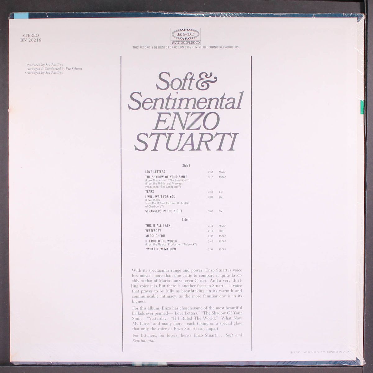 soft & sentimental by ENZO STUARTI