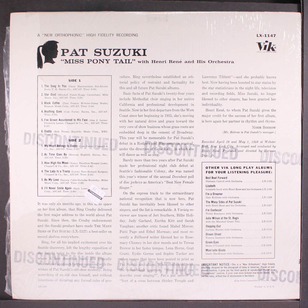 pat suzuki by PAT SUZUKI
