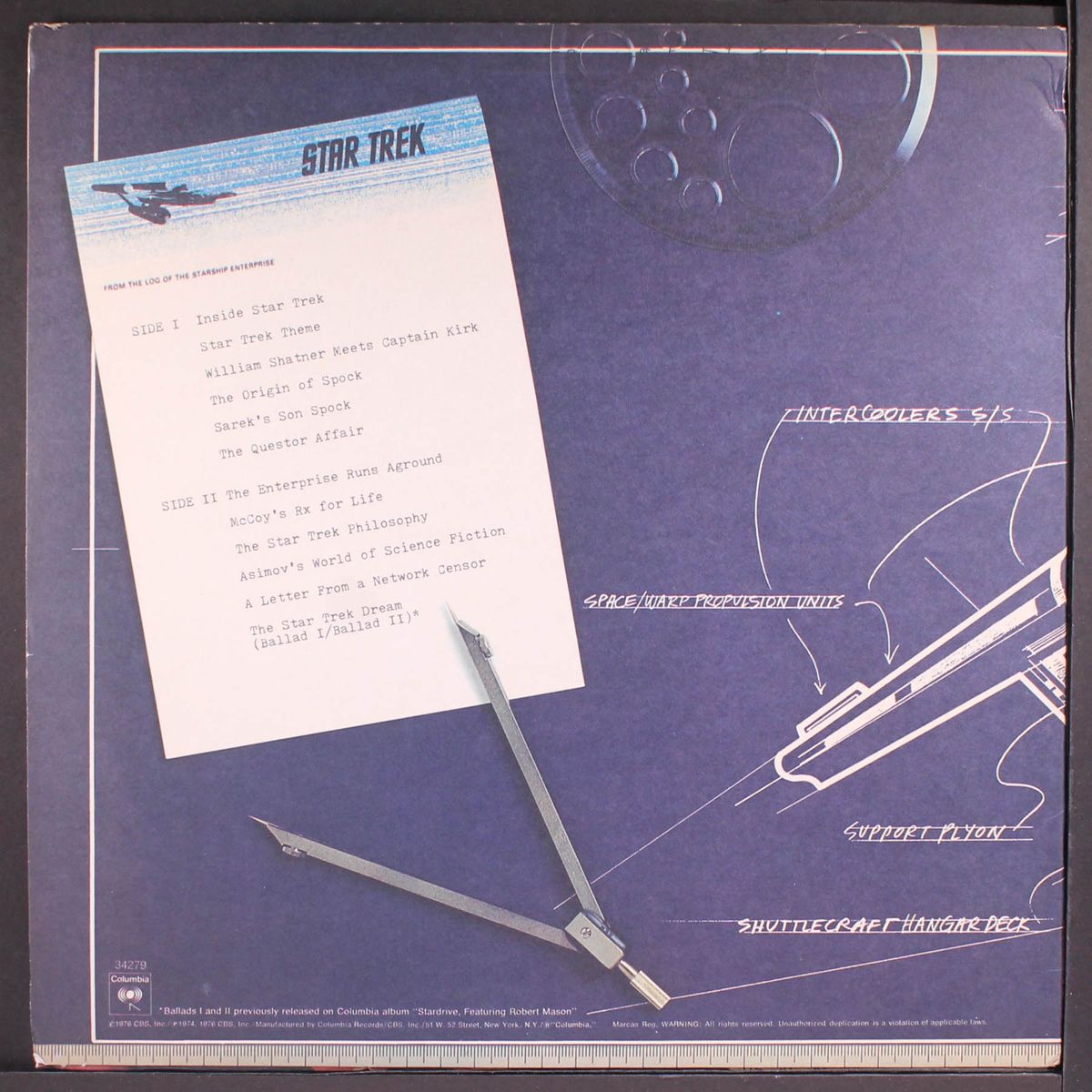 inside star trek by GENE RODDENBERRY & OTHERS