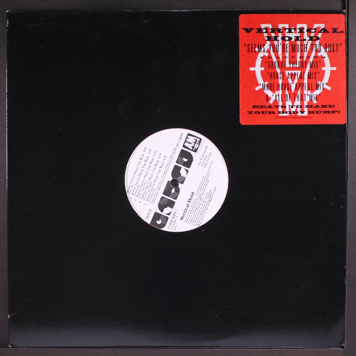 seems you're much too busy (9 mixes) by VERTICAL HOLD