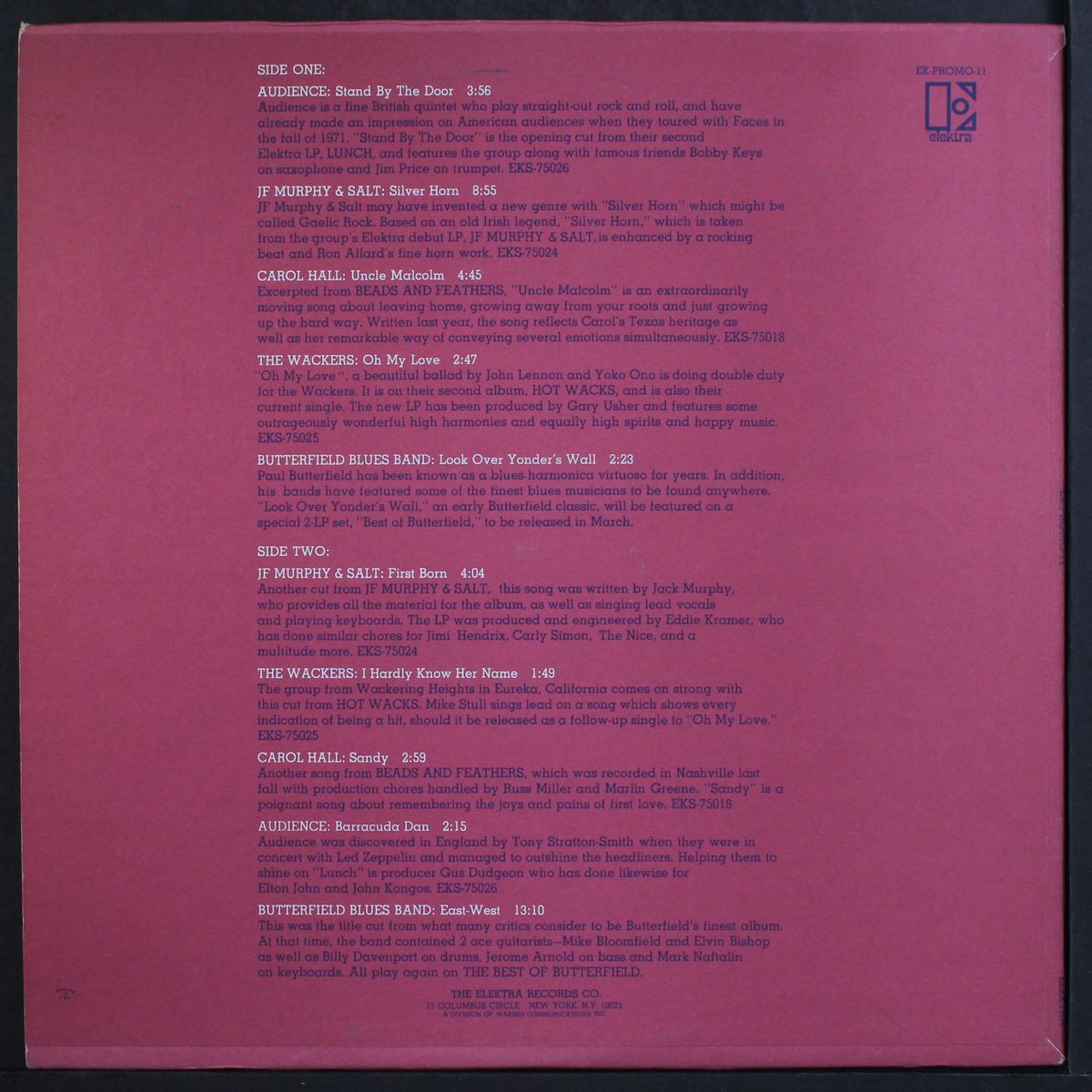elektra march releases by VARIOUS