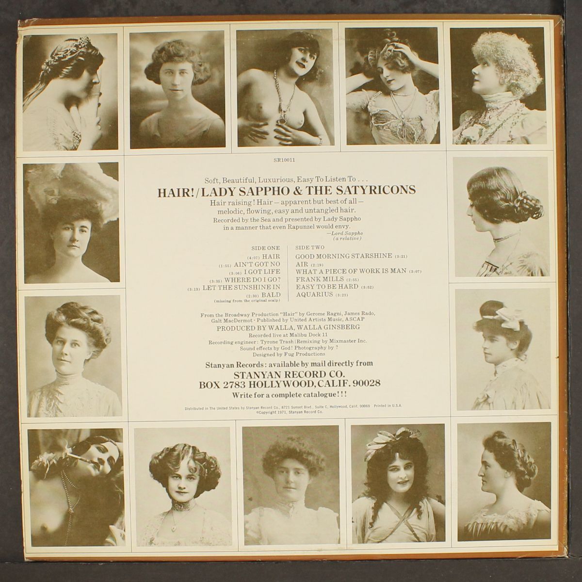 hair! by LADY SAPPHO & SATYRICONS