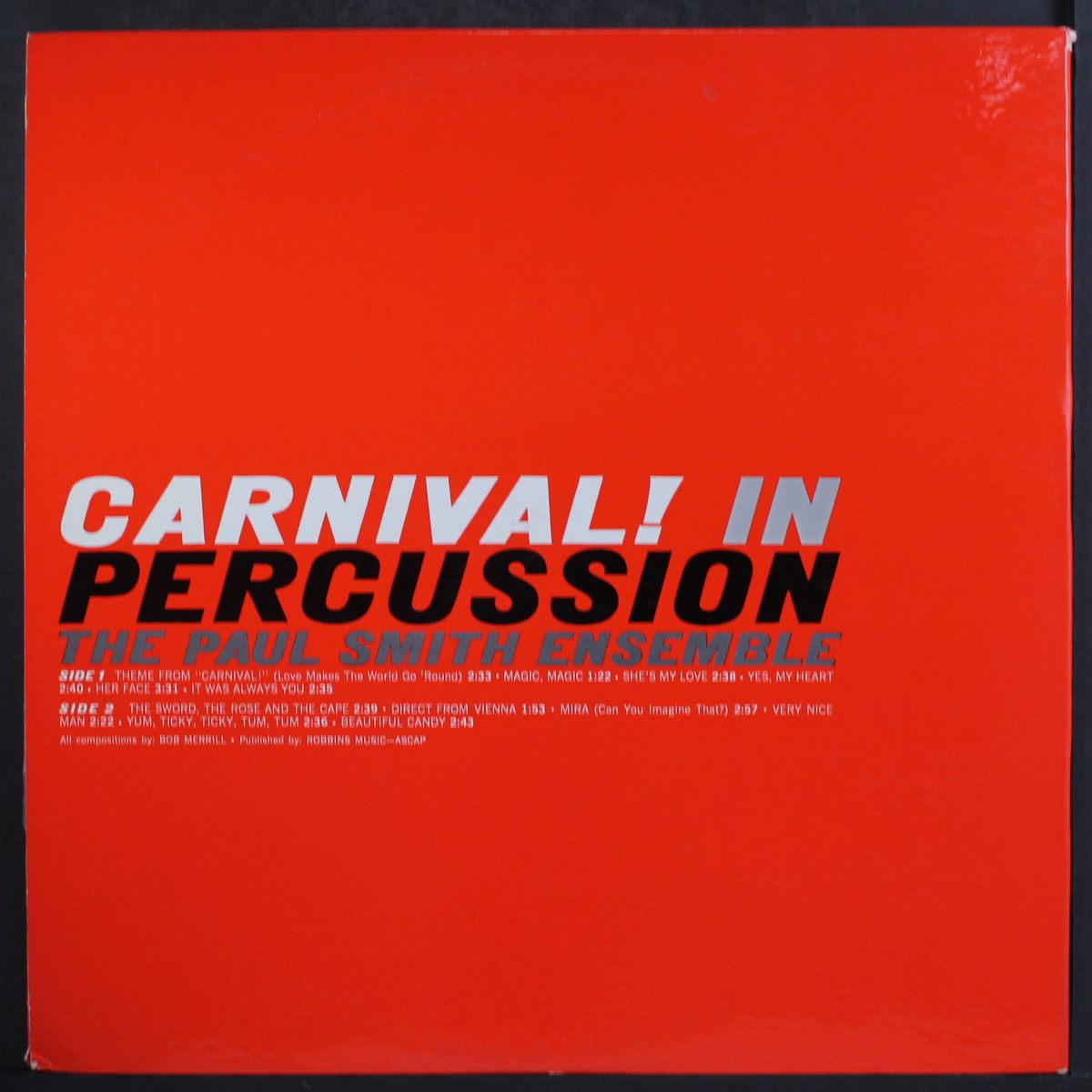 carnival! in percussion by PAUL SMITH