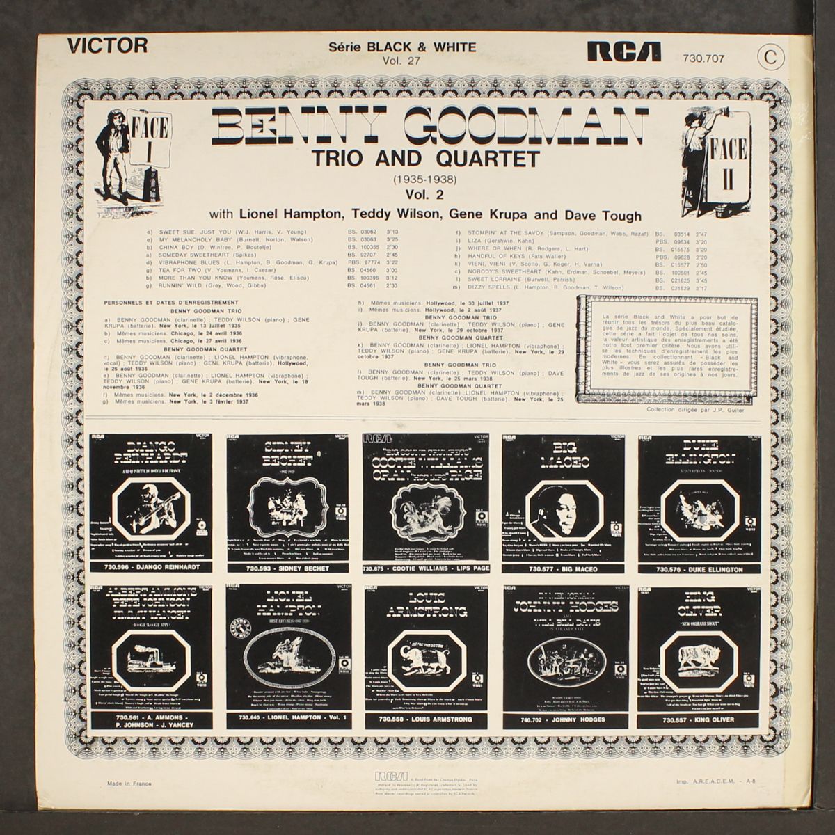 trio et quartet vol. 2 by BENNY GOODMAN
