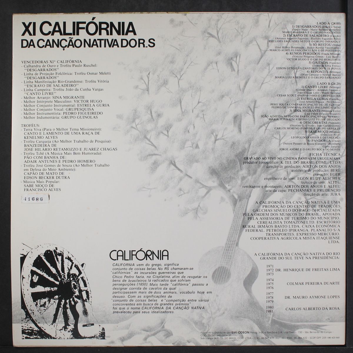 11 california da cancao nativa do rs by VARIOUS