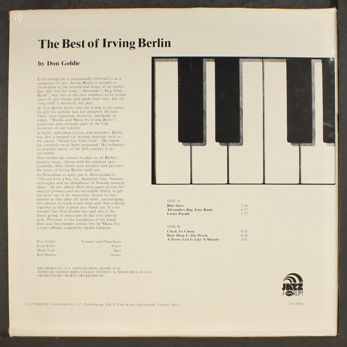 best of irving berlin by DON GOLDIE