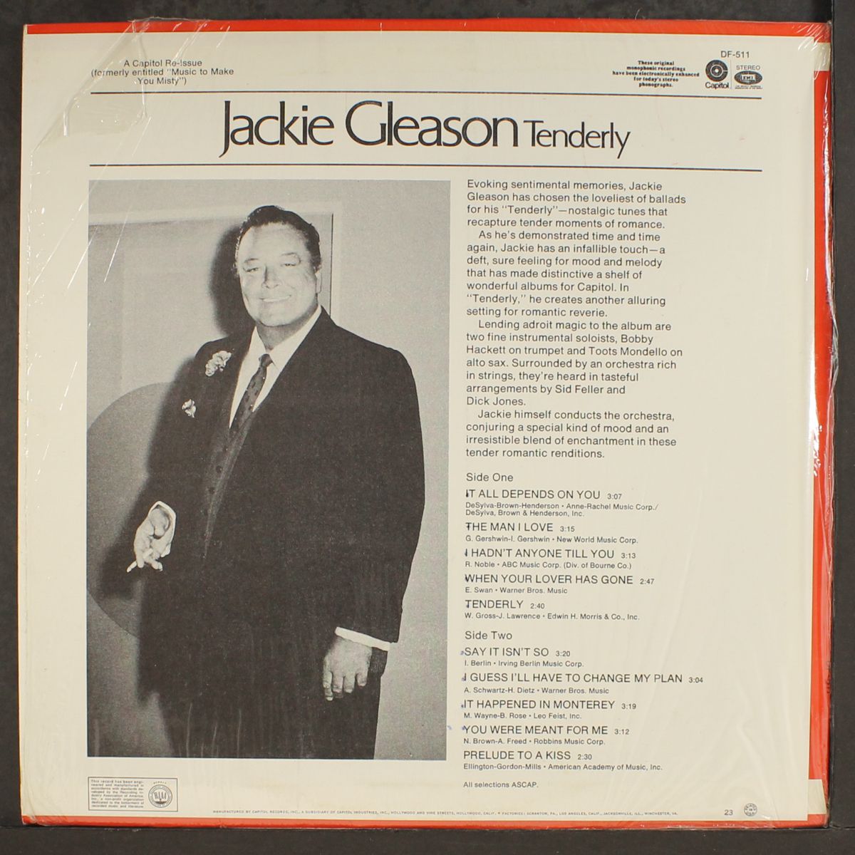 tenderley by JACKIE GLEASON