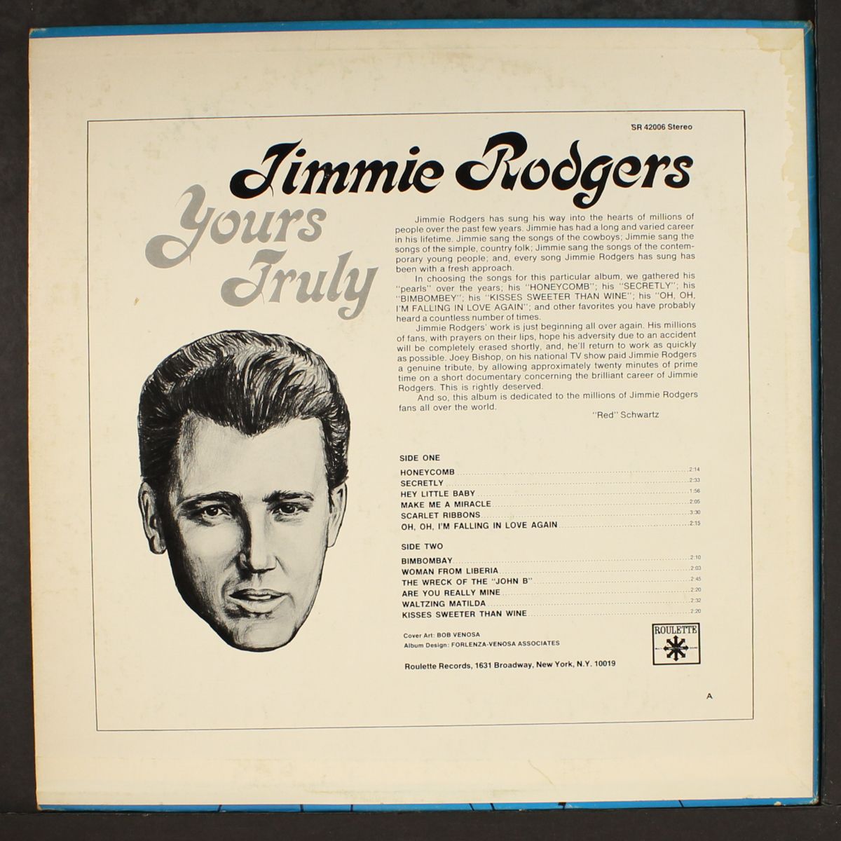 yours truly by JIMMIE RODGERS