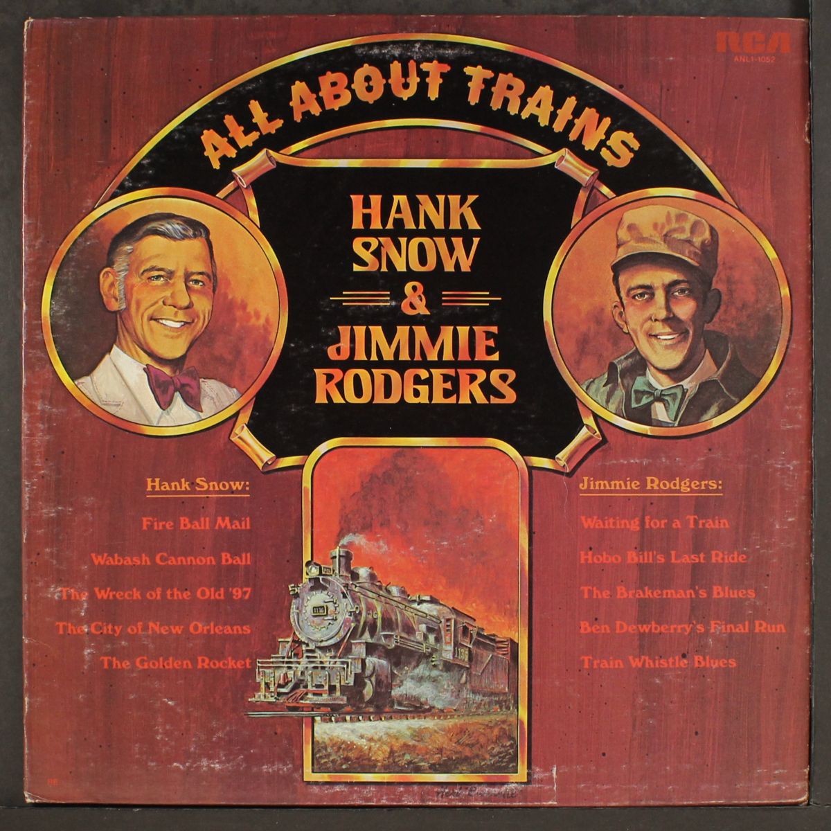 all about trains by HANK SNOW/JIMMIE RODGERS