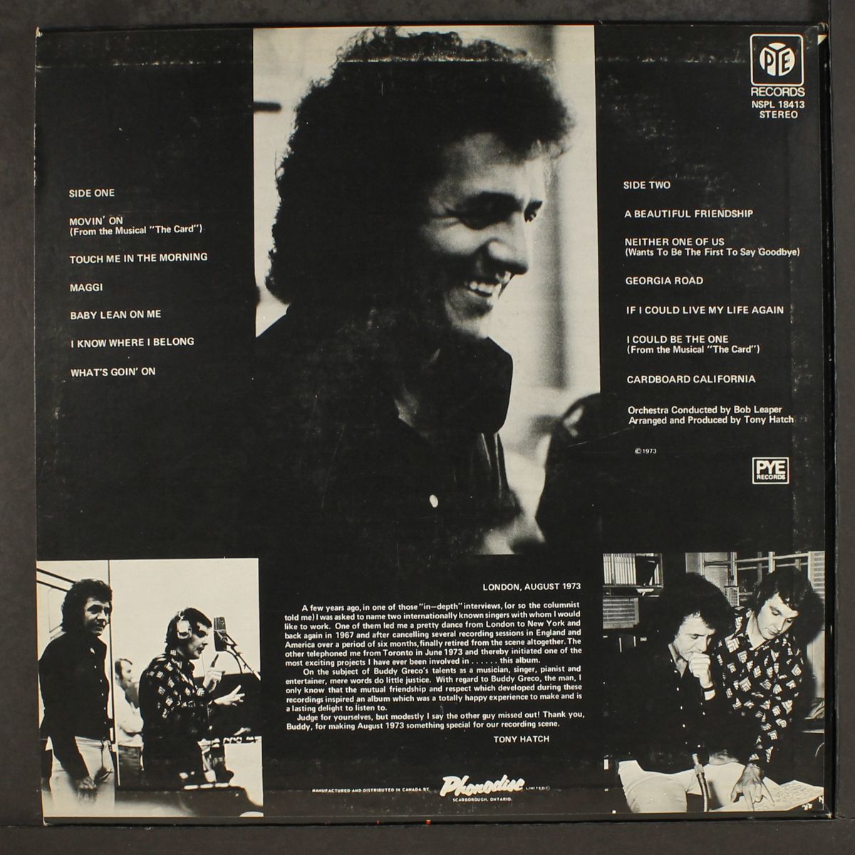 movin' on by BUDDY GRECO