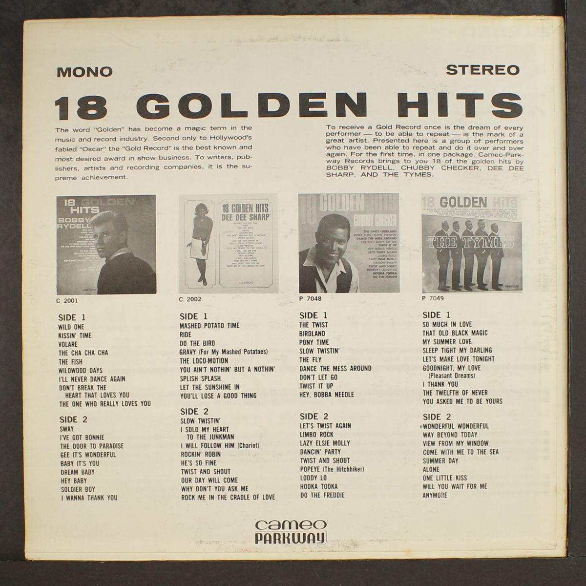 18 golden hits by TYMES