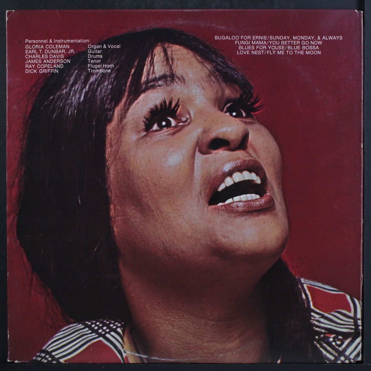 sings and swings organ by GLORIA COLEMAN