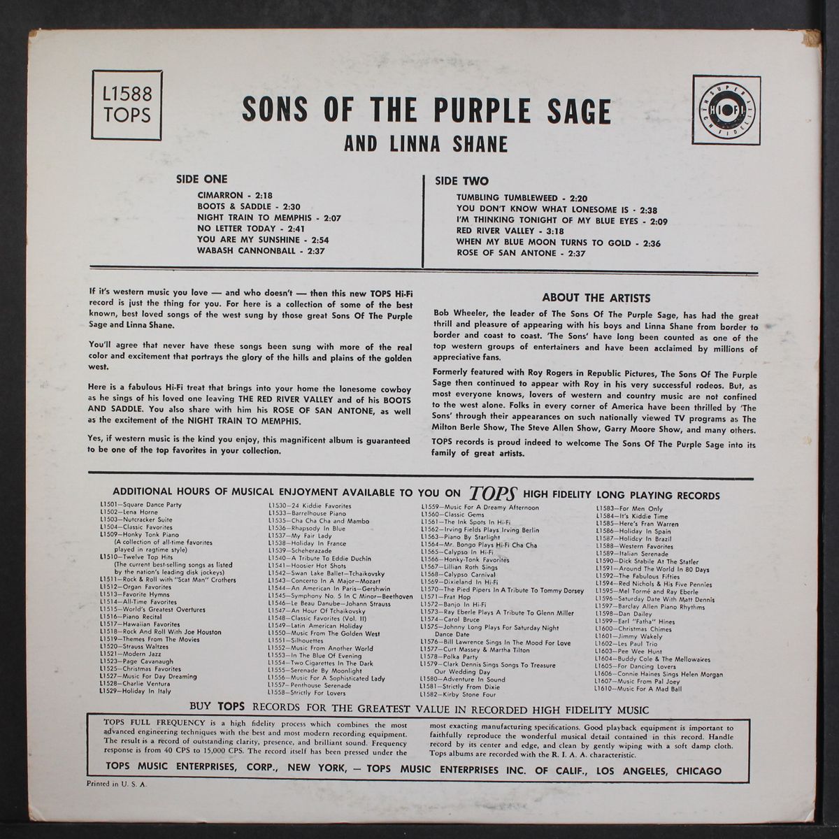 with linna shane by SONS OF THE PURPLE SAGE