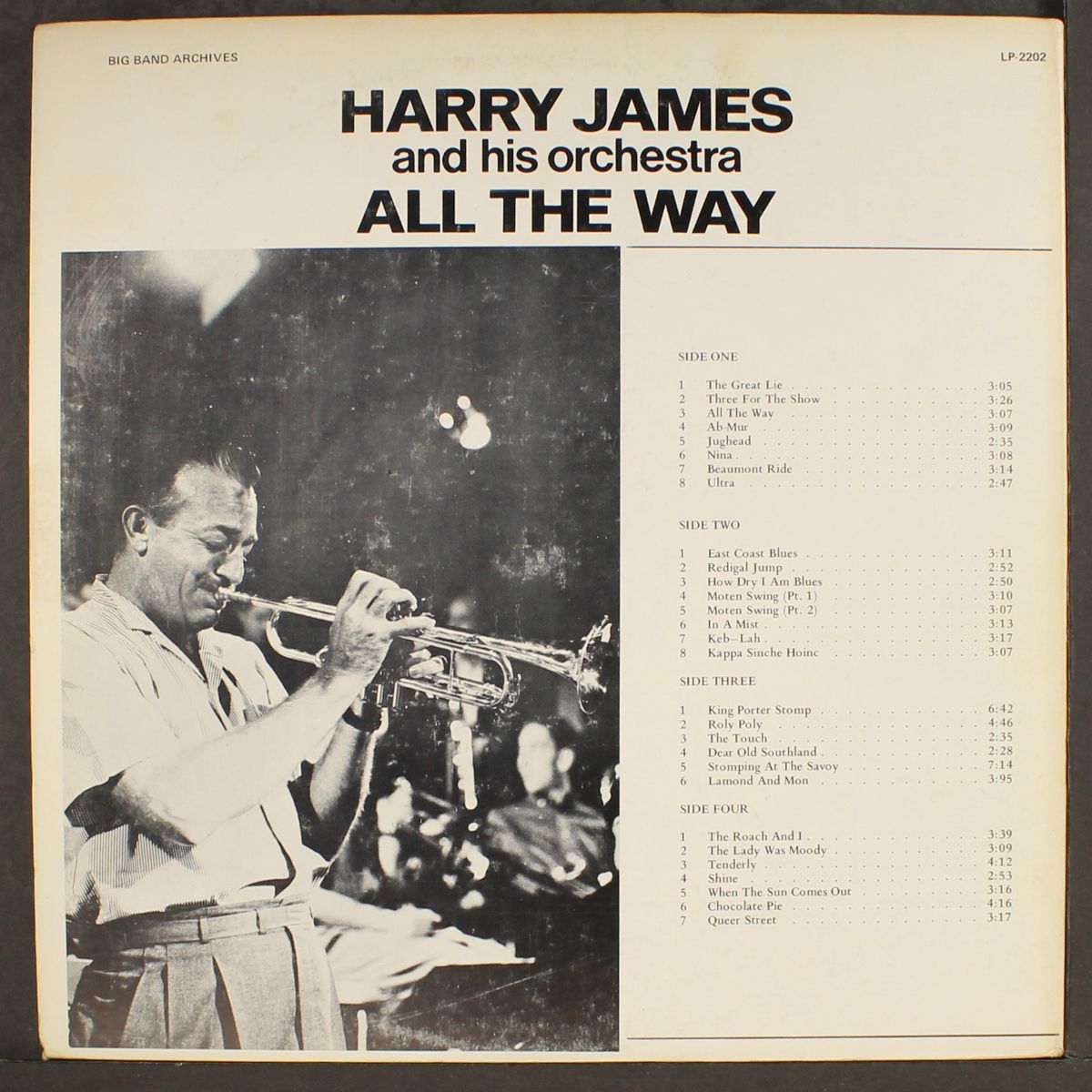 all the way by HARRY JAMES