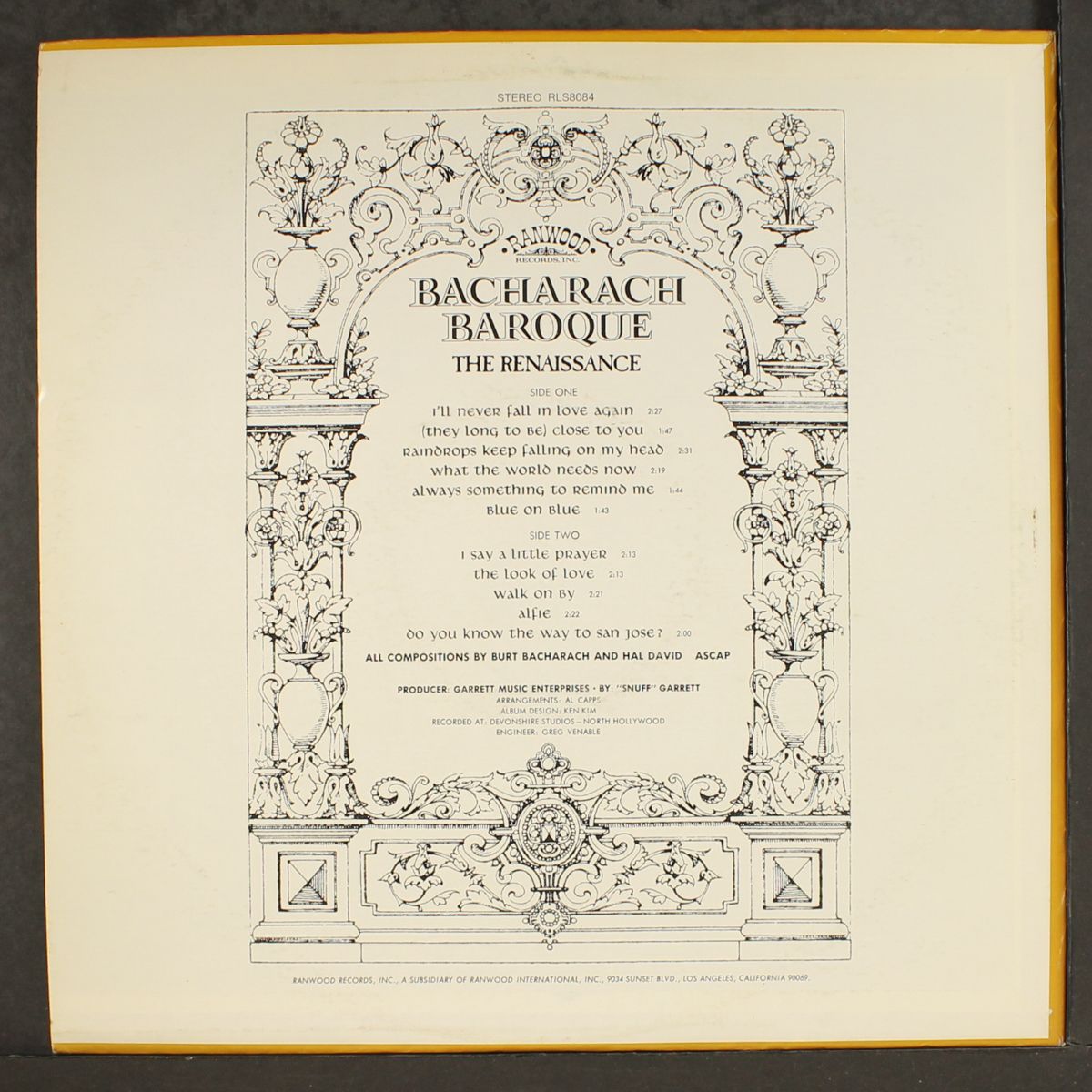 bacharach baroque by RENAISSANCE