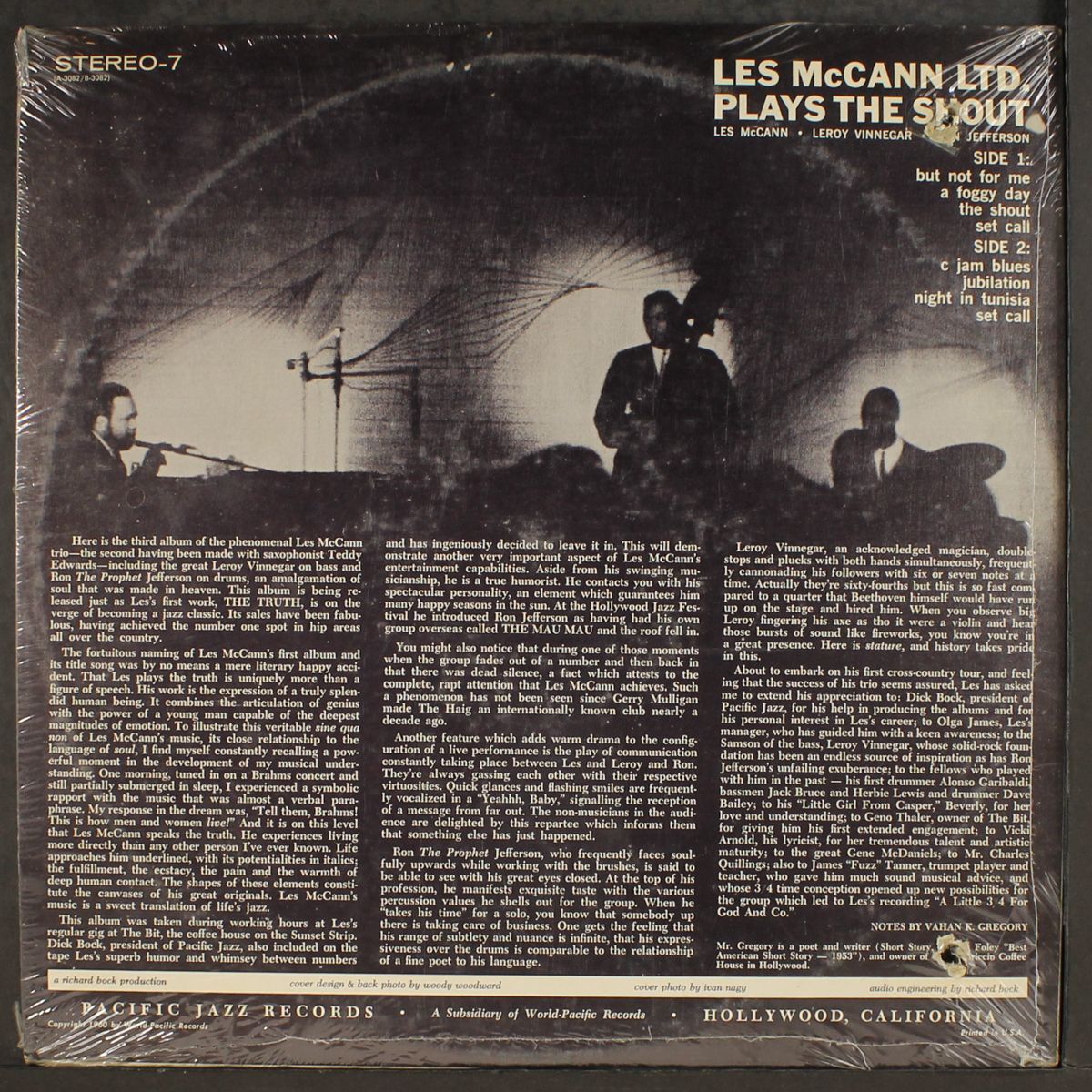 plays the shout by LES MCCANN