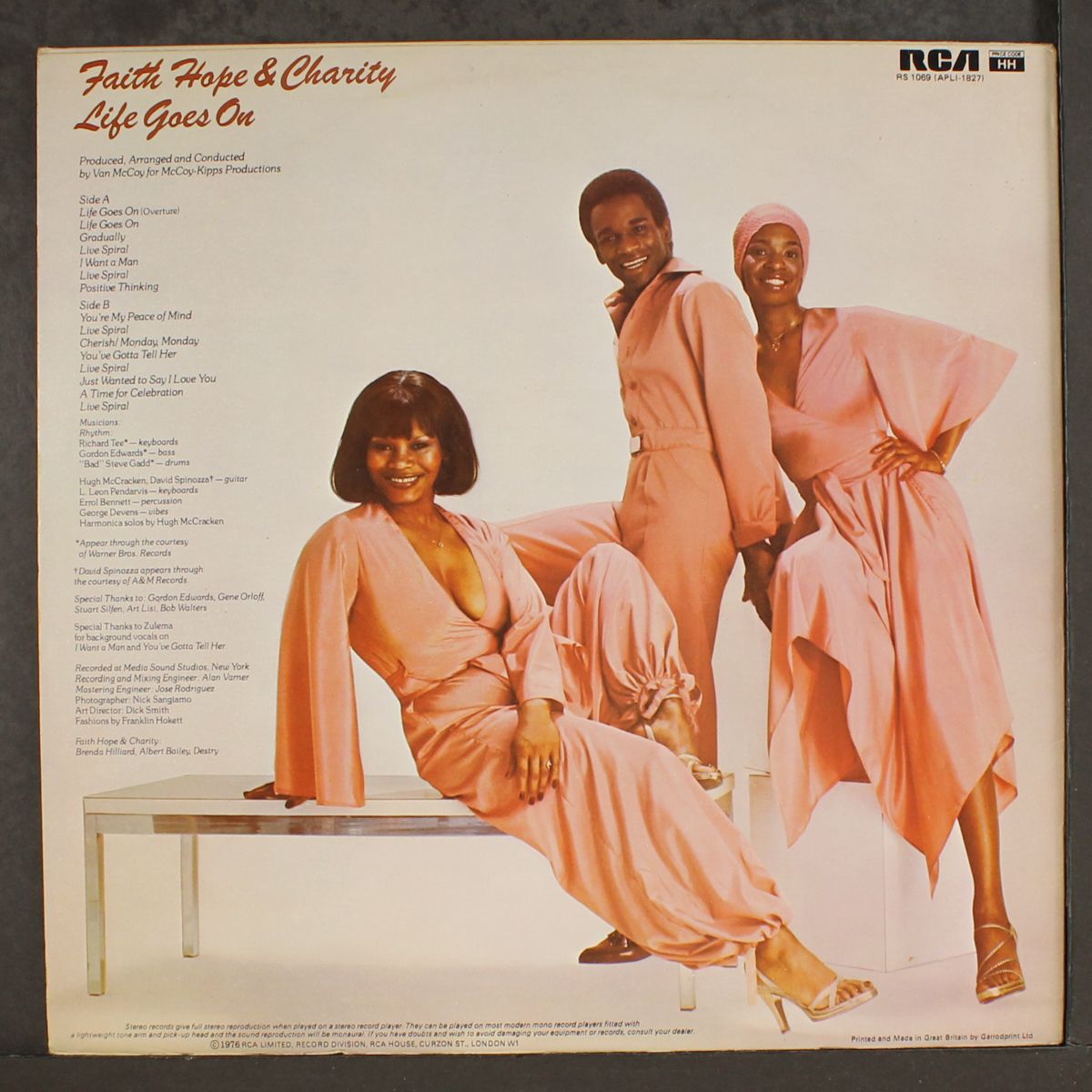 life goes on by FAITH HOPE & CHARITY