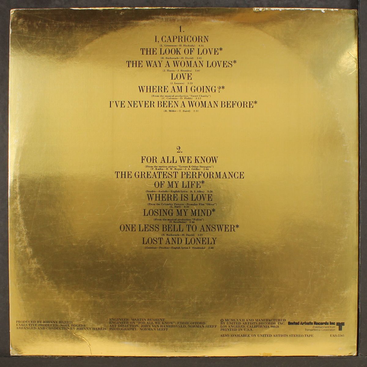 i capricorn by SHIRLEY BASSEY