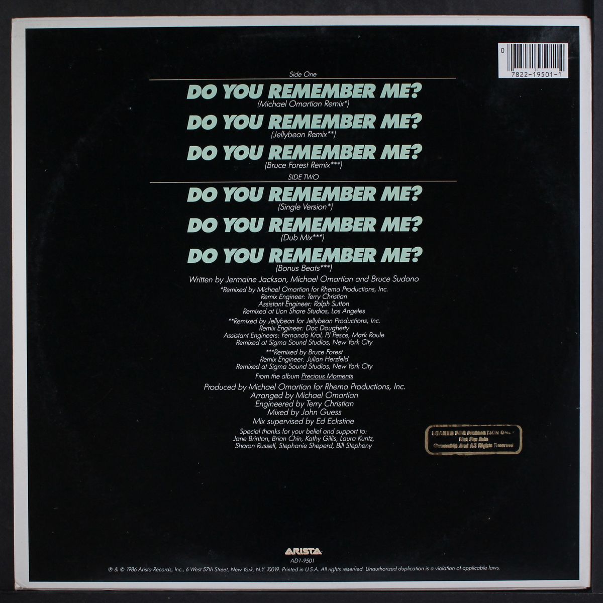 do you remember me? by JERMAINE JACKSON