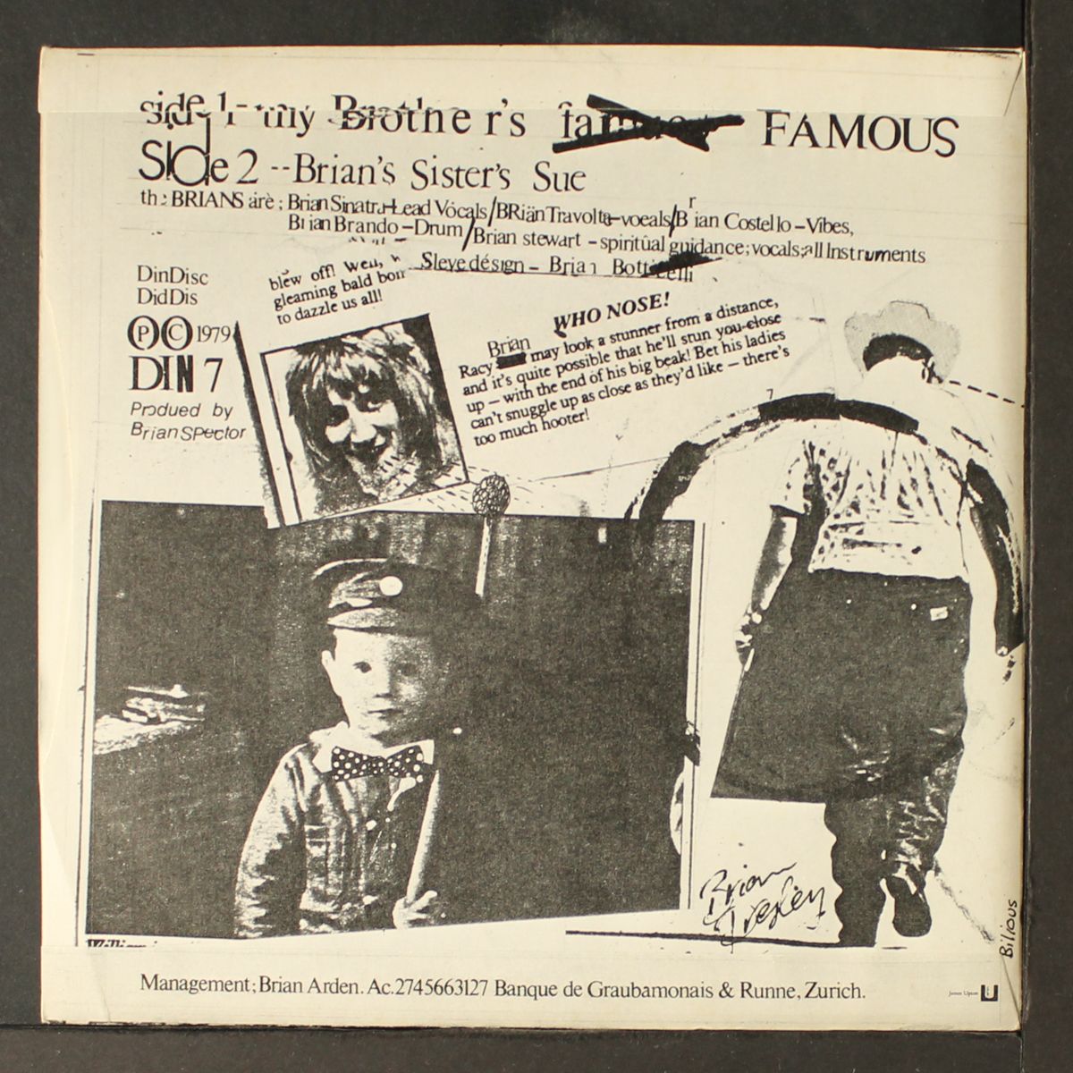my brother's famous by BRIANS
