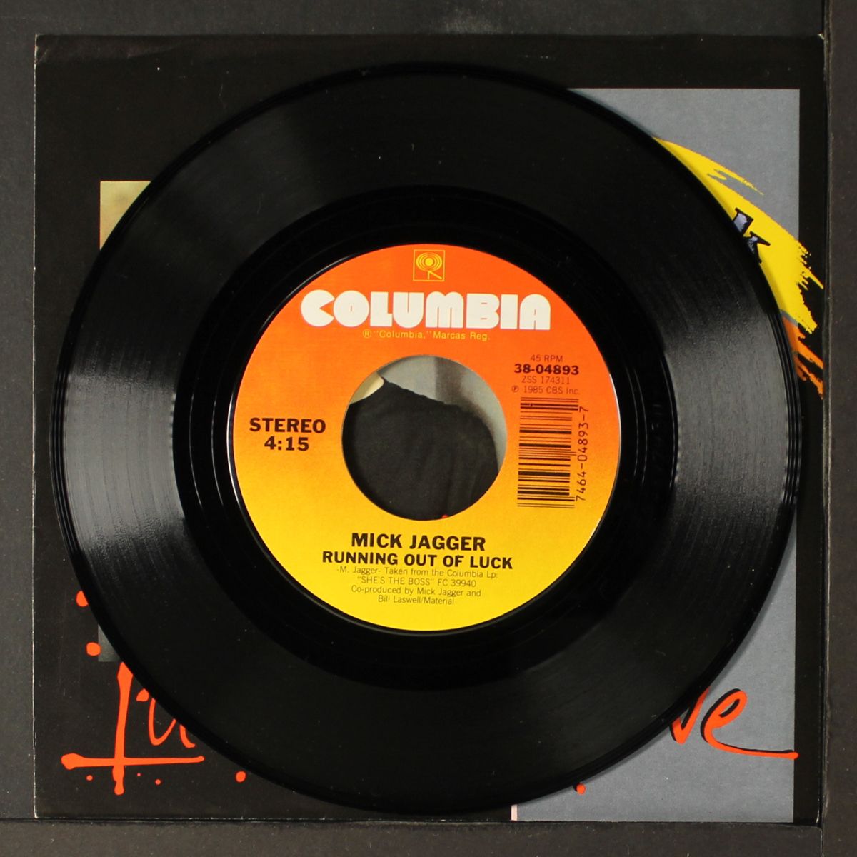 lucky in love / running out of luck by MICK JAGGER