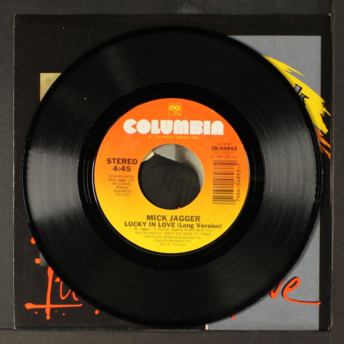 lucky in love / running out of luck by MICK JAGGER