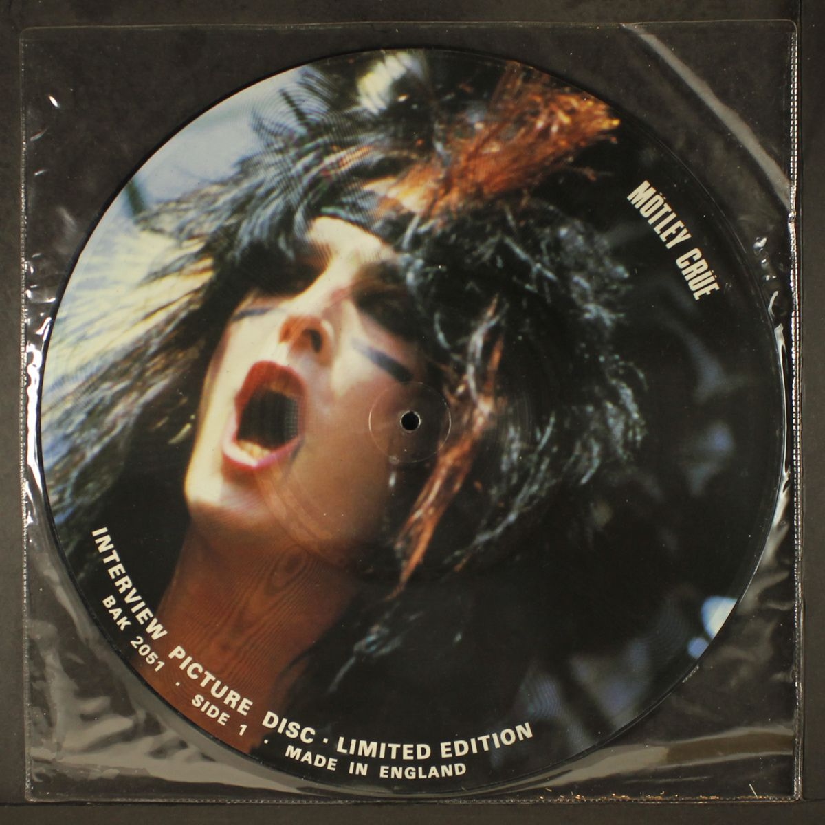 limited edition interview picture disc by MOTLEY CRUE