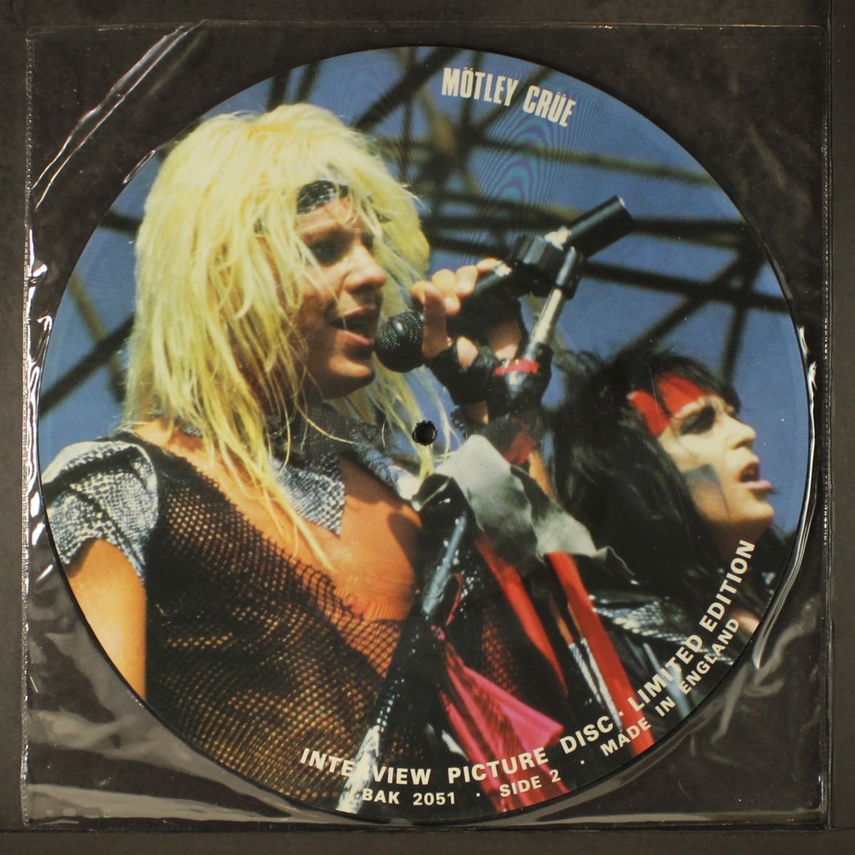 limited edition interview picture disc by MOTLEY CRUE