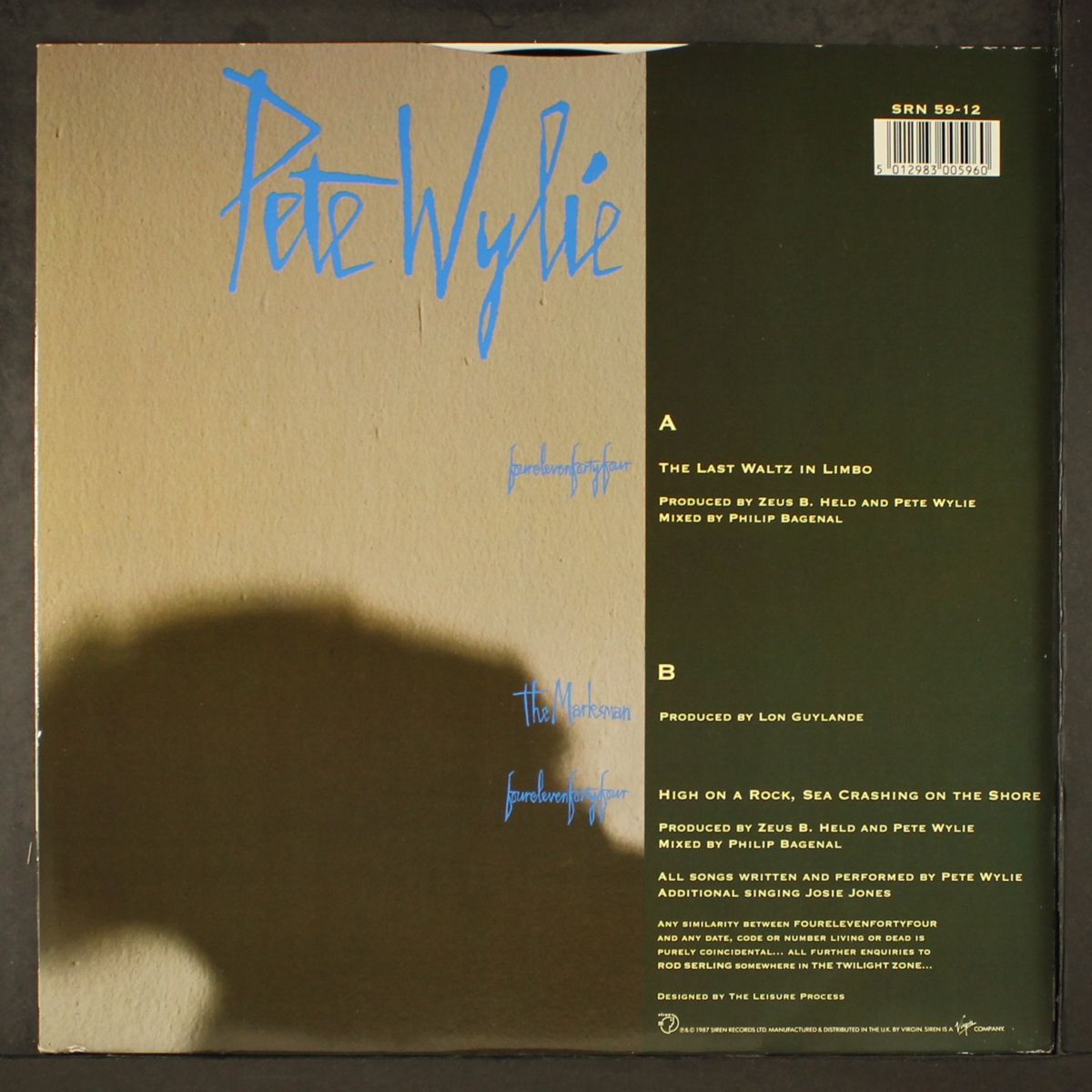 fourelevenfourtyfour by PETE WYLIE