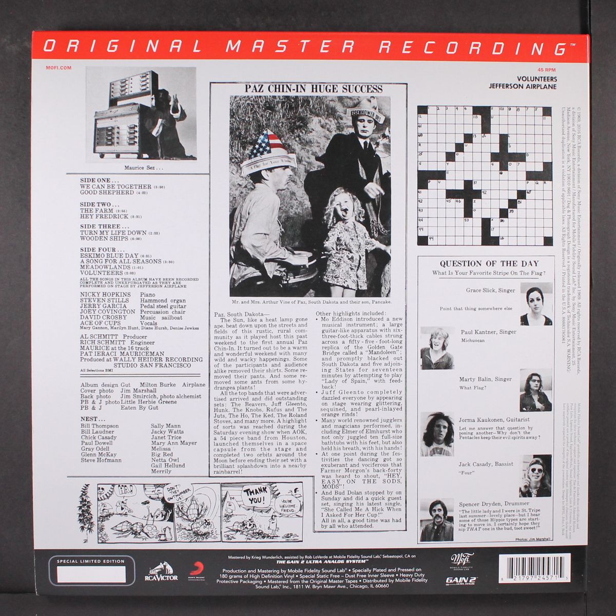 volunteers by JEFFERSON AIRPLANE