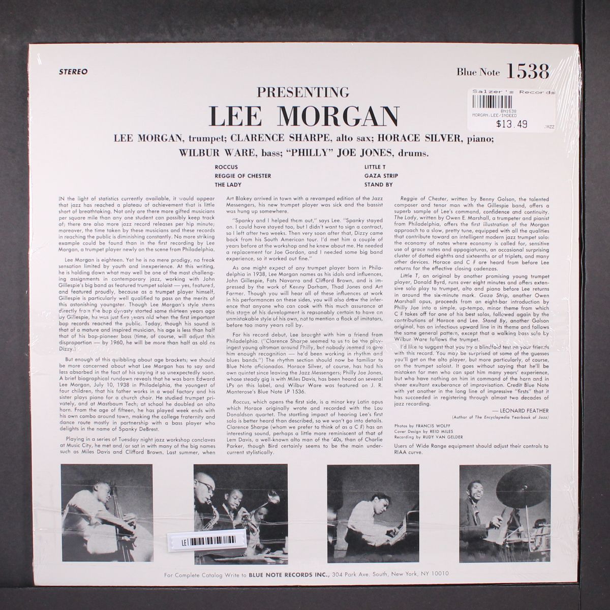 presenting by LEE MORGAN