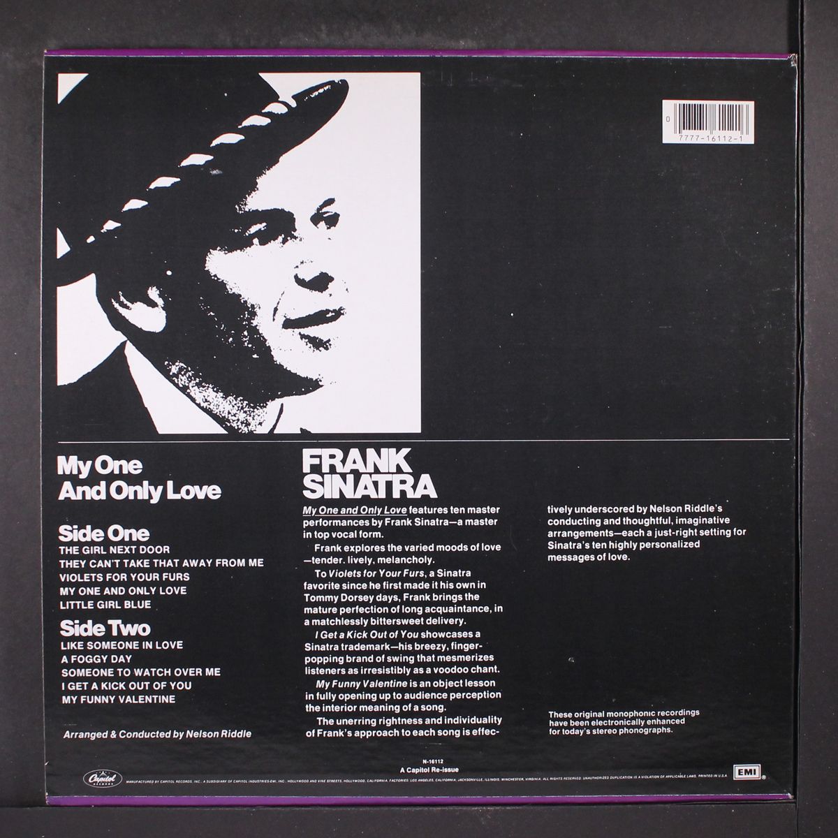 my one and only love by FRANK SINATRA