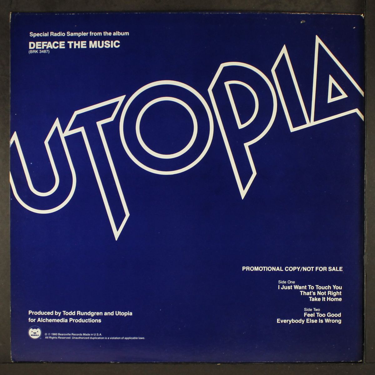 special radio sampler from deface the music by UTOPIA