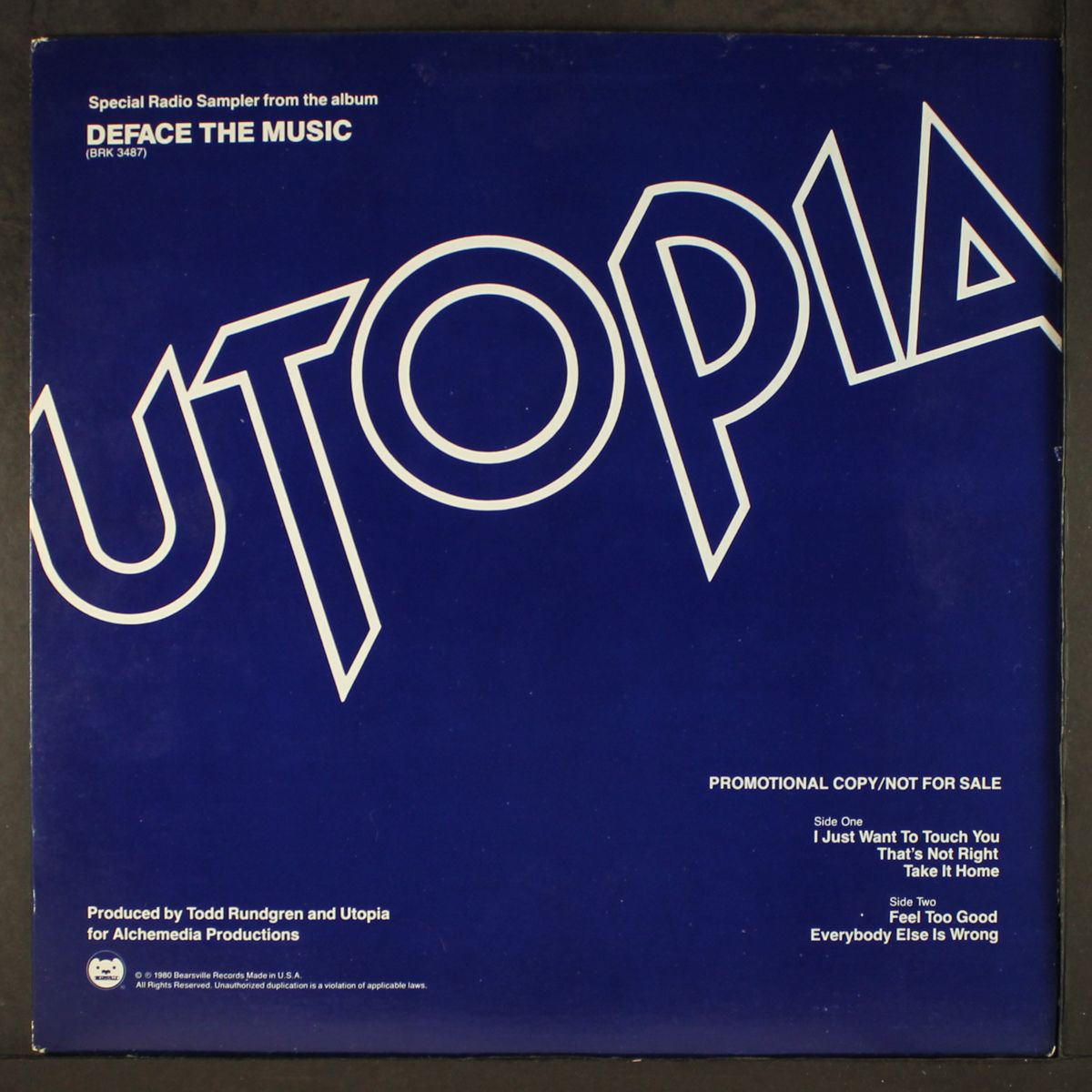 special radio sampler from deface the music by UTOPIA